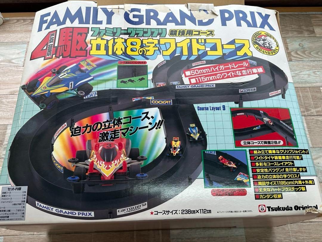ミニ四駆 ファミリーグランプリ 競技用 コース古い物で物置に眠って