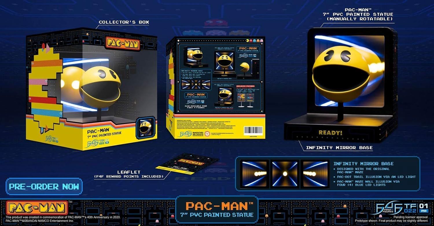 パックマン フィギュア スタチュー 611349 PAC-MAN PAC-MAN パックマン PVC スタチュー 611349 フィギュア - メルカリ