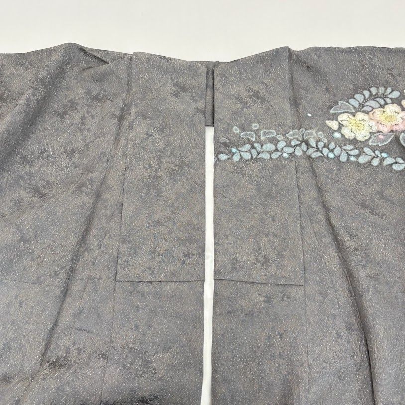 ゆりのはな 未使用品 訪問着 吉野一廉 辻が花 銀通し 絞り入り 友禅