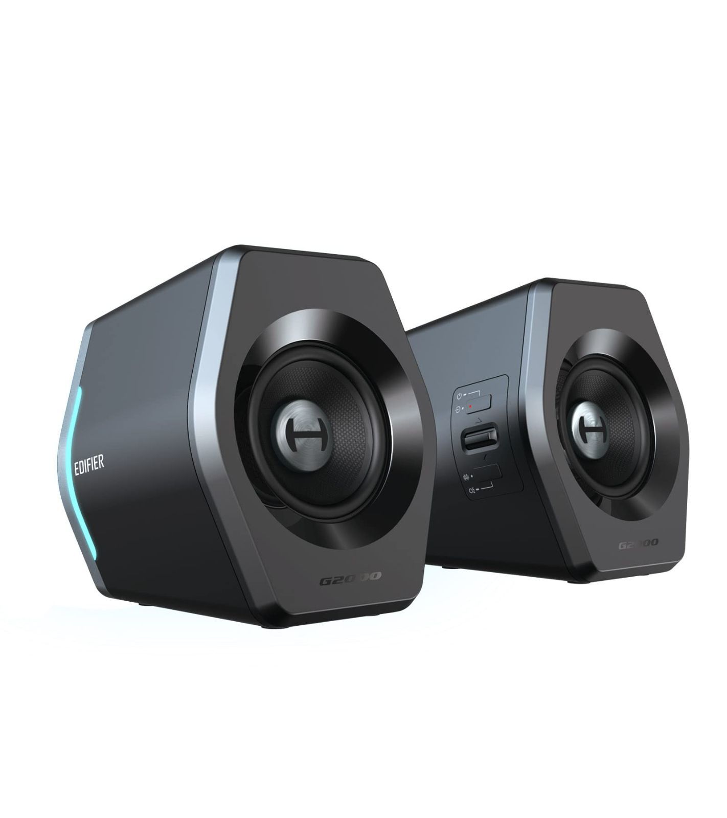【数量限定】ゲーミング スピーカー G2000 パソコン用 Bluetooth5.1 32W Hi-Fi音質 有線 「EDIFIER直営店」Edifier Bluetooth/USB/AUX接続 PC対応 LEDライド付き 小型 2台一組