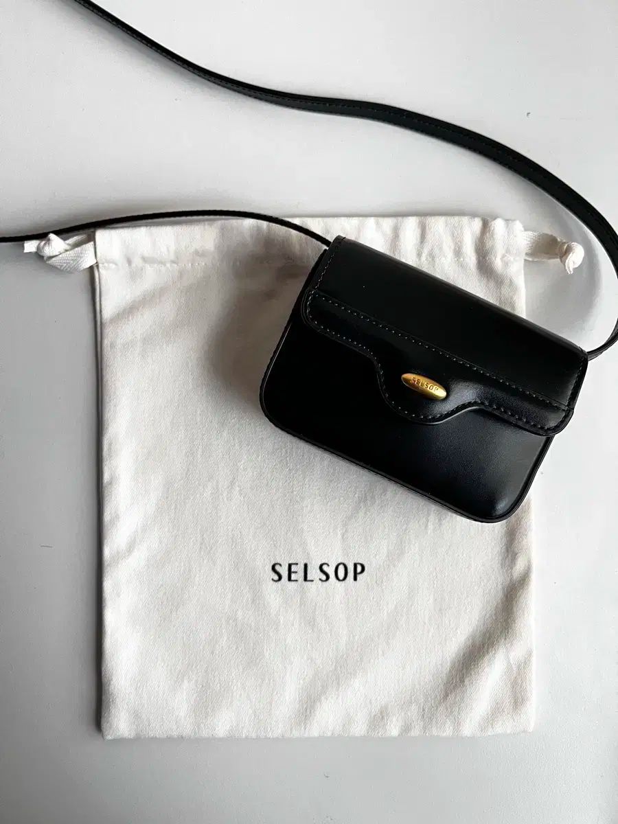 Selsop セルソープ OHリースバッグ ブラック ミニバック