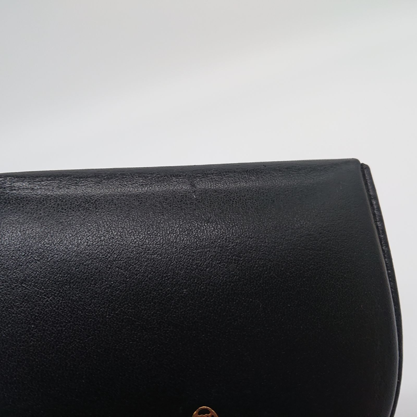 極美品 Cartier カルティエ パシャ コインケース レザー ブラック 黒 