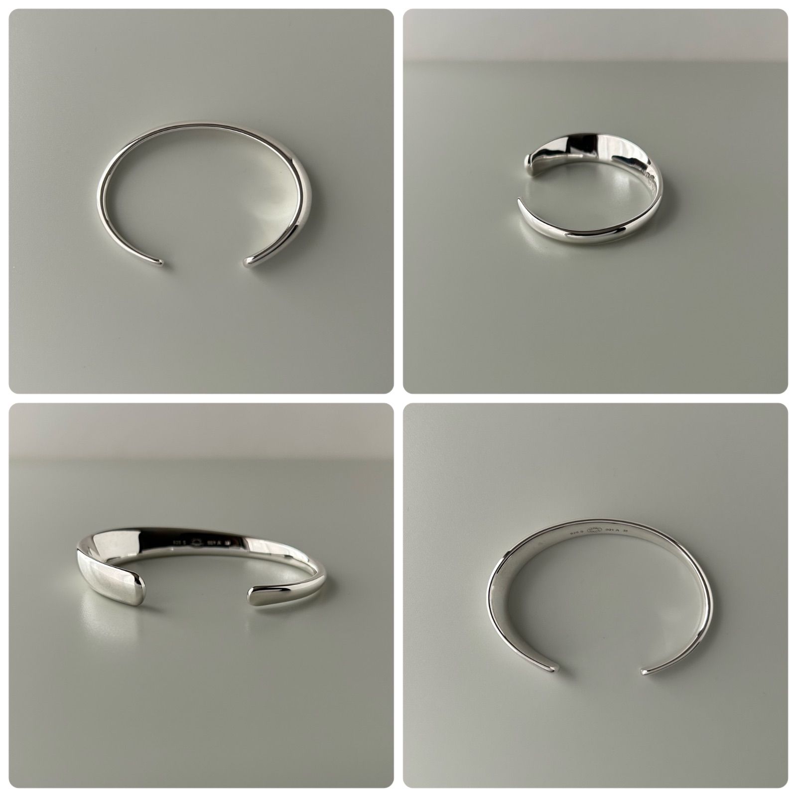  Jansen シルバーバングル　Curve 501A Sサイズ Georg Jansen シルバー バングル Curve 501A サイズS