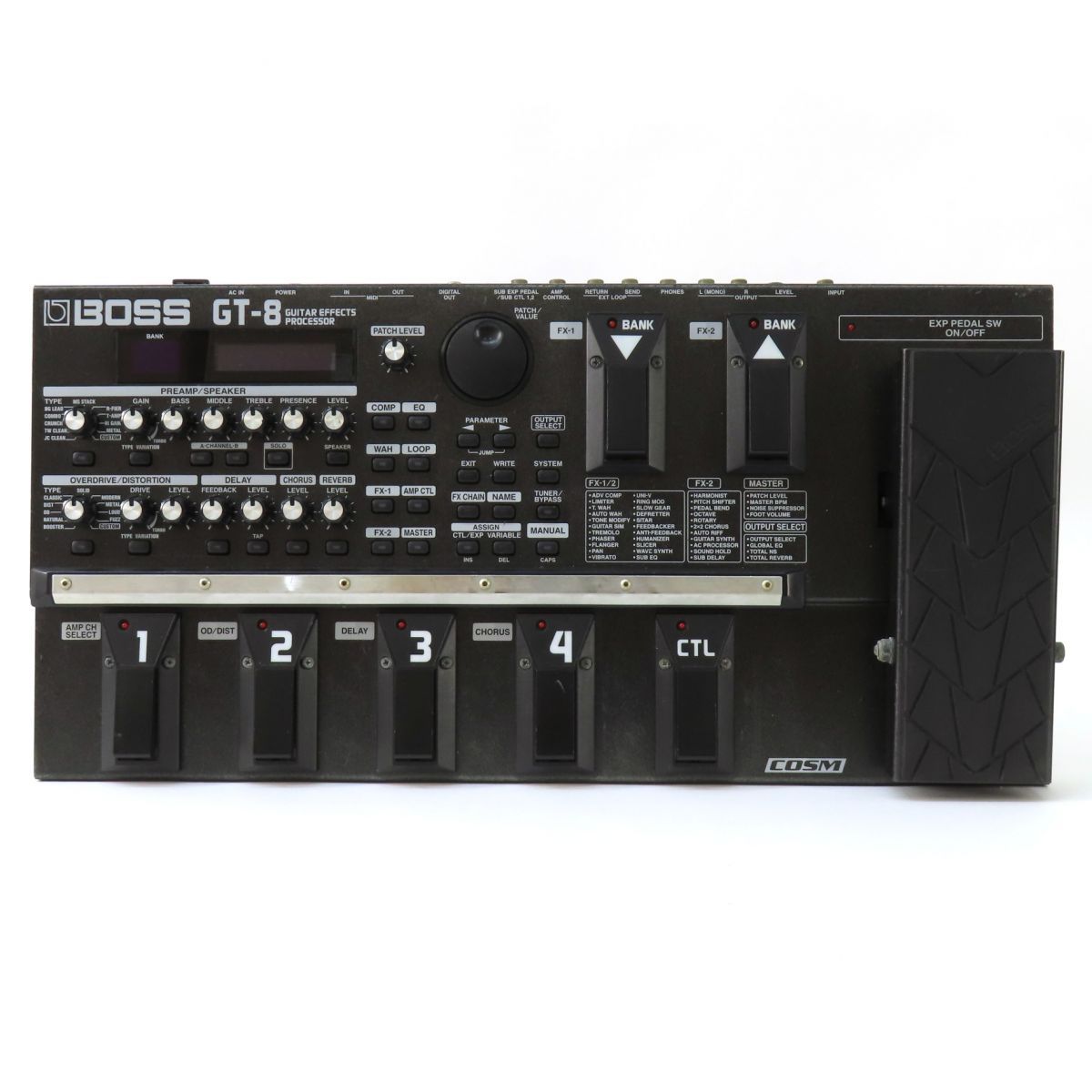BOSS ボス GT-8 GUITAR EFFECTS PROCESSOR ギター用