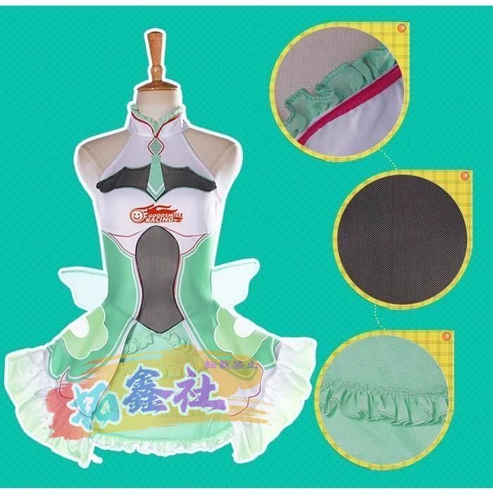 レーシングミク VOCALOID コスプレ衣装 初音ミク miku ワンピース コスチューム cosplay 変装 仮装 ウィッグ追加可 IMPECCABLEHEALTHCARESERVICES_COM