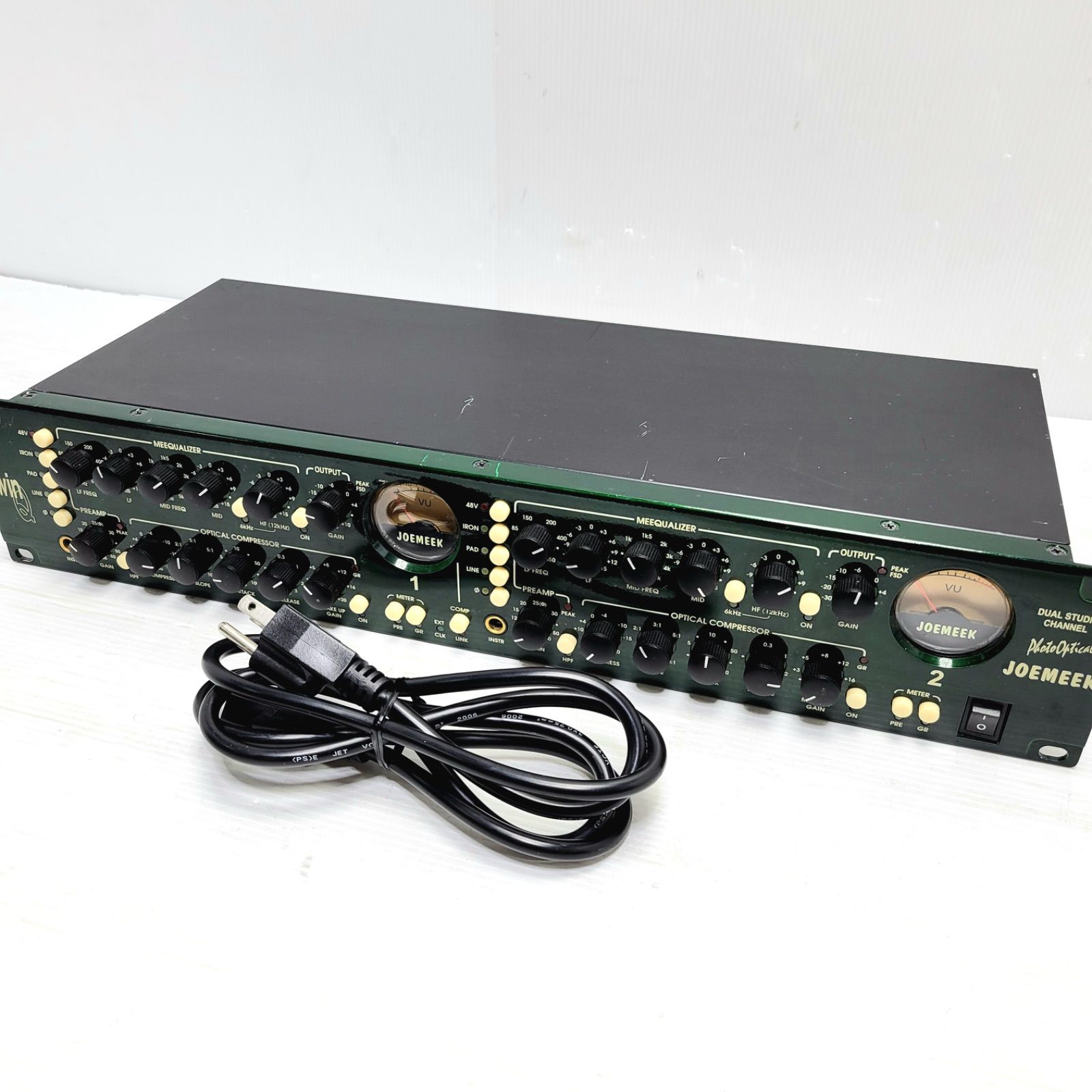 Joe Meek twinQ チャンネル ストリップ コンプレッサー マイクプリアンプ