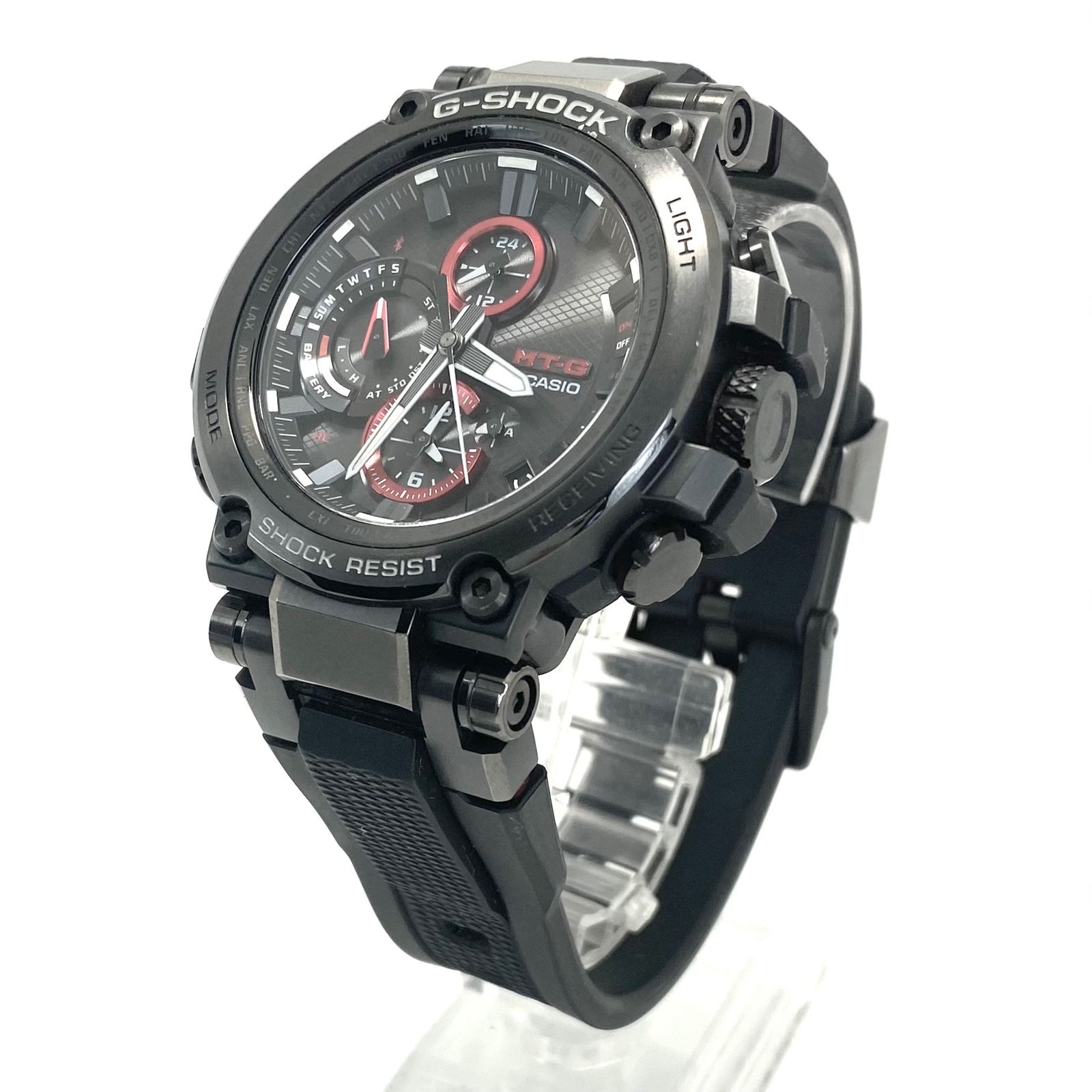 腕時計 メンズ カシオ CASIO G-SHOCK ジーショック MT-G MTG-B1000B-1AJF 電波ソーラー スマホリンク Bluetooth 黒 デイト表示 20気圧防水 樹脂ベルト