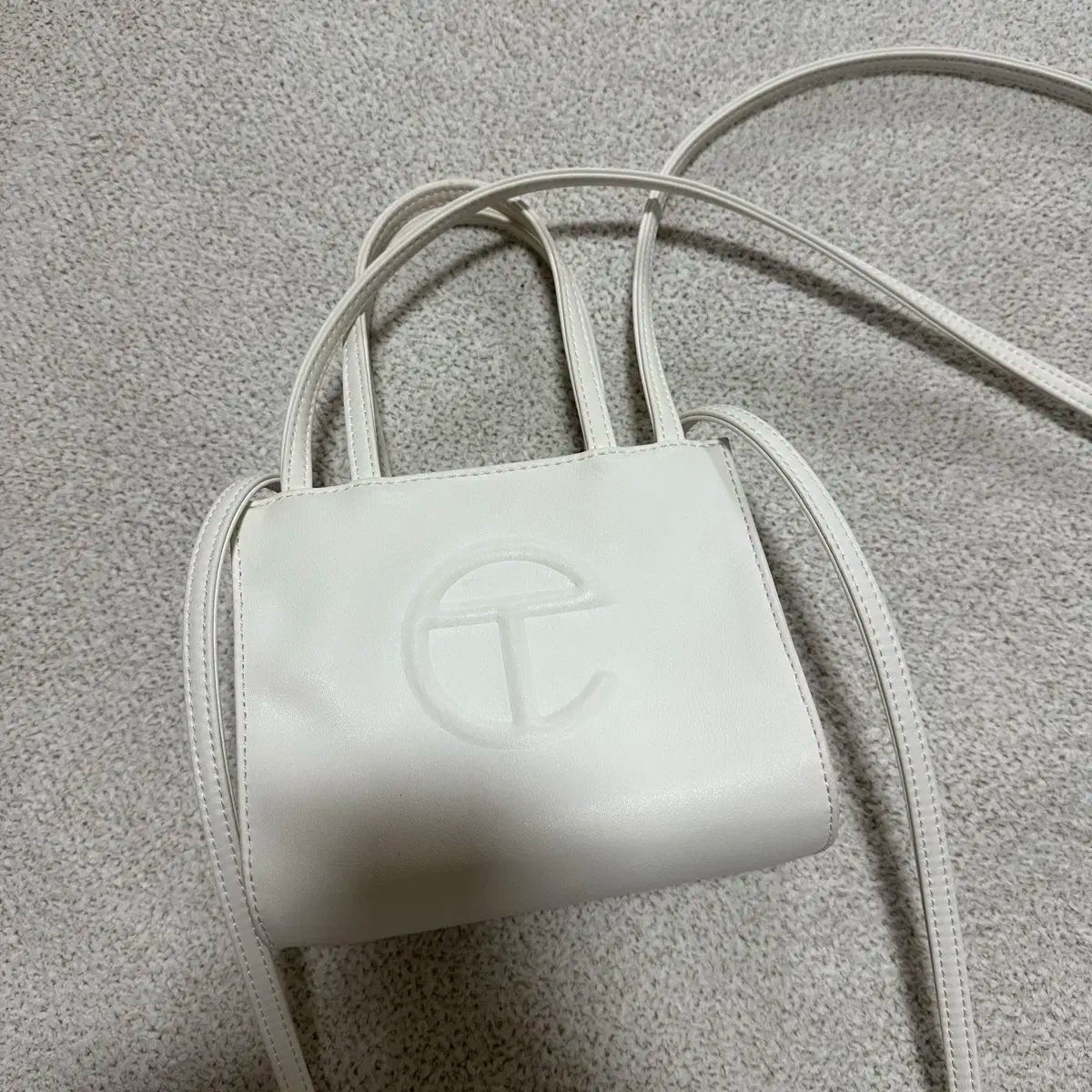 Telfa テルファー バッグ スモール ホワイト