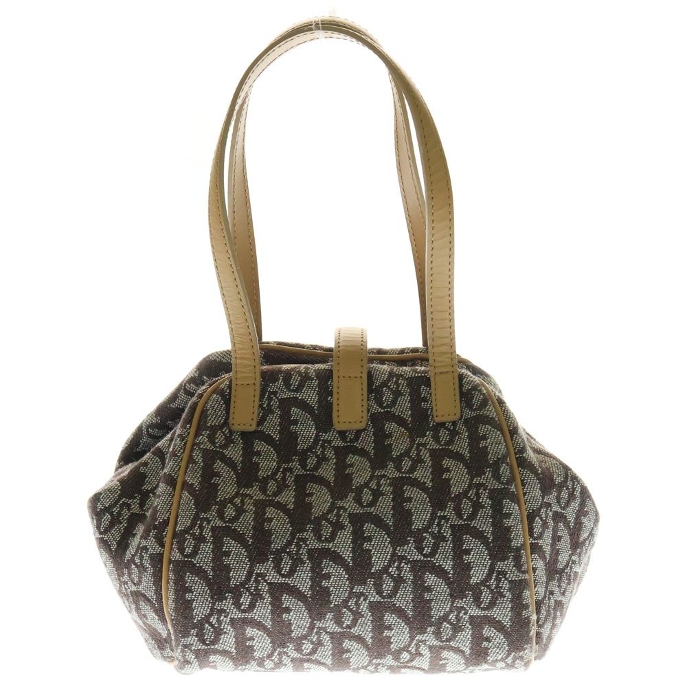 Christian Dior クリスチャンディオール トロッター ハンドバッグ ブラウン