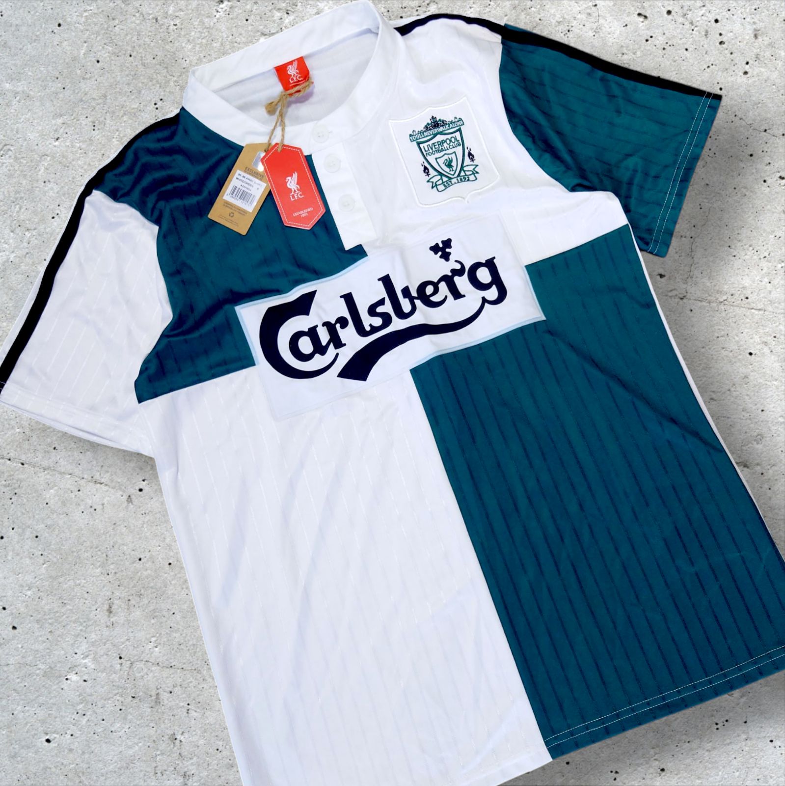 新品未使用 Liverpool FC 95-96 away ゲームシャツ ユニフォーム 