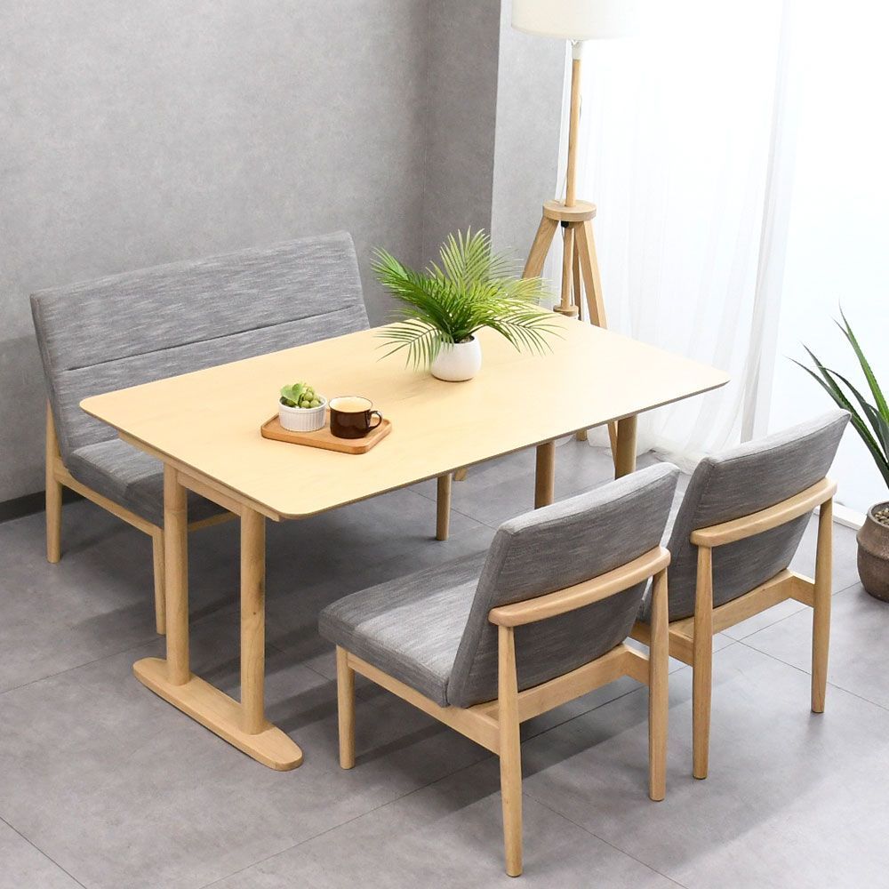 ダイニングセット 4人 北欧 ベンチ ダイニングテーブル 4人掛け