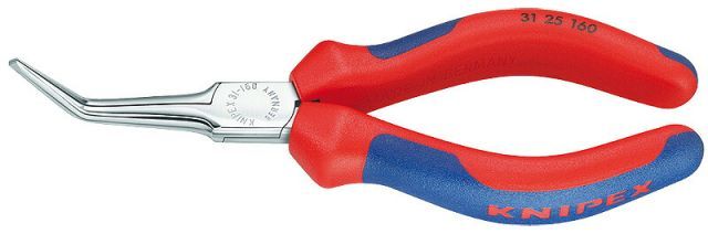 クニペックス(KNIPEX)ニードルノーズプライヤー160mmクロームメッキコンフォート 3125-160