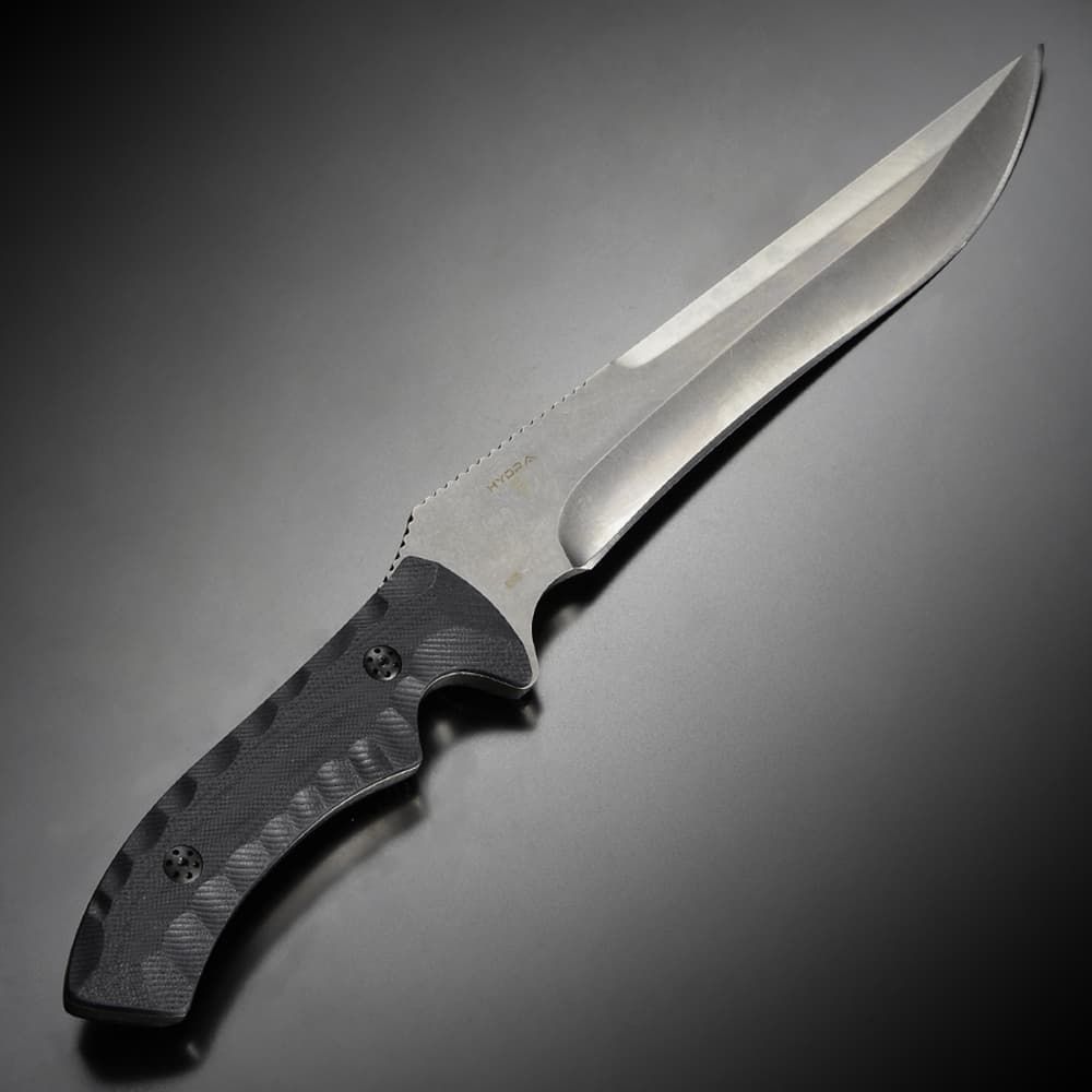 DEFCON アウトドアナイフ HYDRA ヒドラ TD003 直刃 フルタング D2鋼 カイデックスシース G10ハンドル 18歳以上 シルバー NOITHATQUANGTHANH_NET