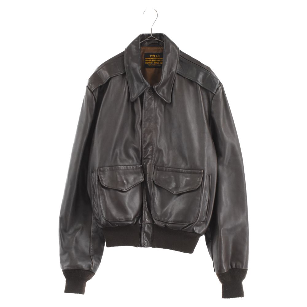 Schott A-2 ショット フライトジャケット ブラウン 人気 商品