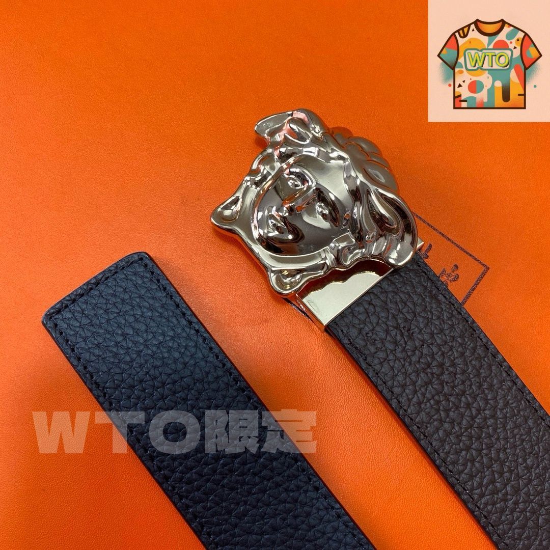 本日特価] ヴェルサーチ Versace 高級レザー ベルト＆バッグ