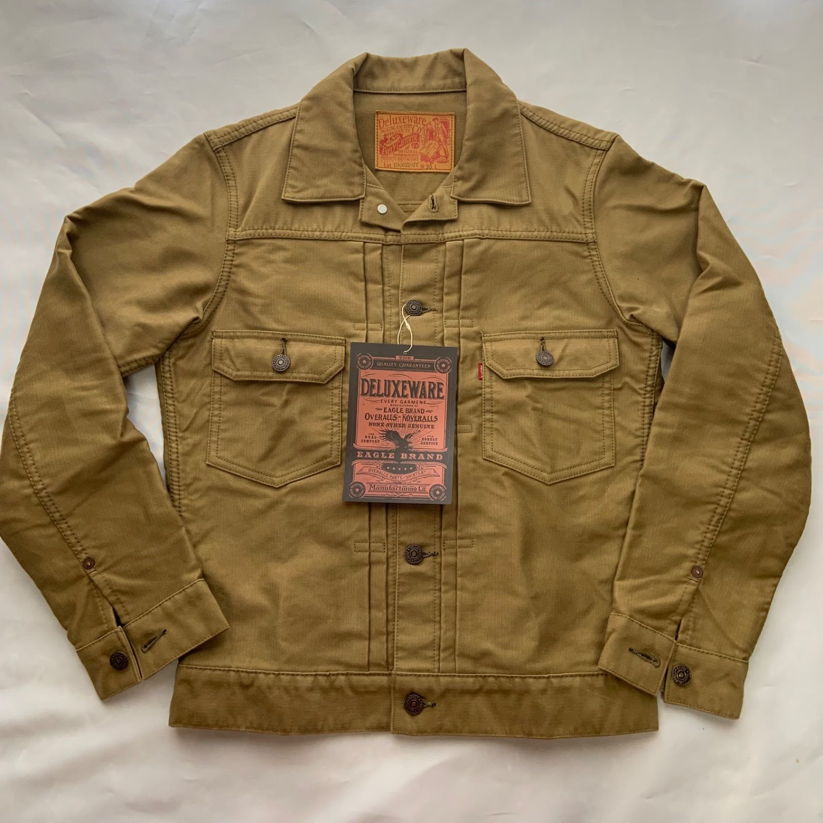 デラックスウエア DX402WT　2nd-COLOR JACKET　ジャケット DELUXEWARE/デラックスウエア DX402WT『2nd-COLOR JACKET