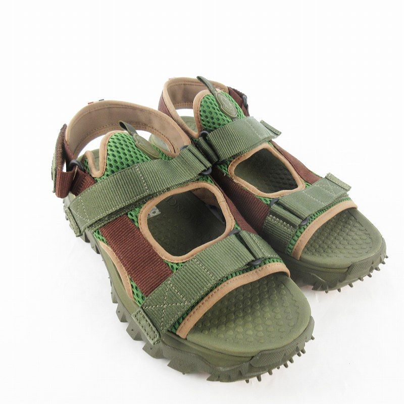 【関税込】◆MONCLER モンクレール◆Trail grip Vela サンダル ブラック Trailgrip Velaサンダル : サンダルとスライダー 向け