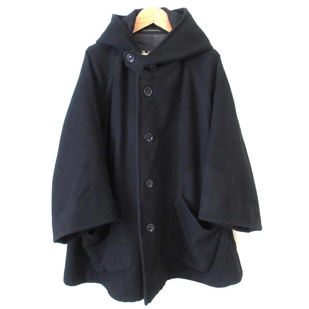 ヨウジヤマモト　y's ワイズ　ML021-210-32 M フーテッド　コート ヨウジヤマモト y's ワイズ ML021-210-32 M フーテッド コート