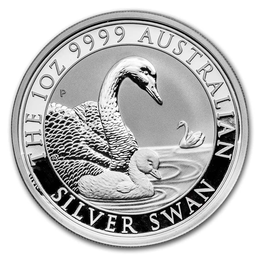 [保証書・カプセル付き] 2019年 (新品) オーストラリア「白鳥・ハクチョウ・スワン」純銀 1オンス 銀貨