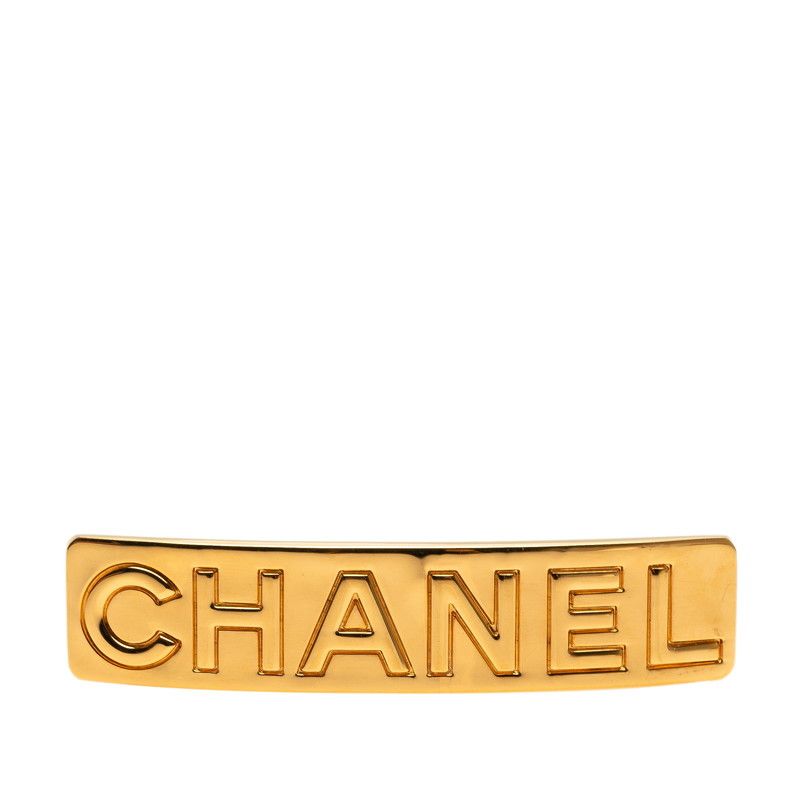 シャネル ロゴ バレッタ ヘアクリップ CHANEL＊華やか シャネルロゴ＊ヘア＊クリップ＊バレッタ