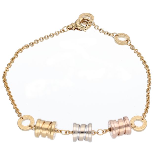 ブルガリ エレメントブレスレット BR853666 K18/3カラー レディース  
