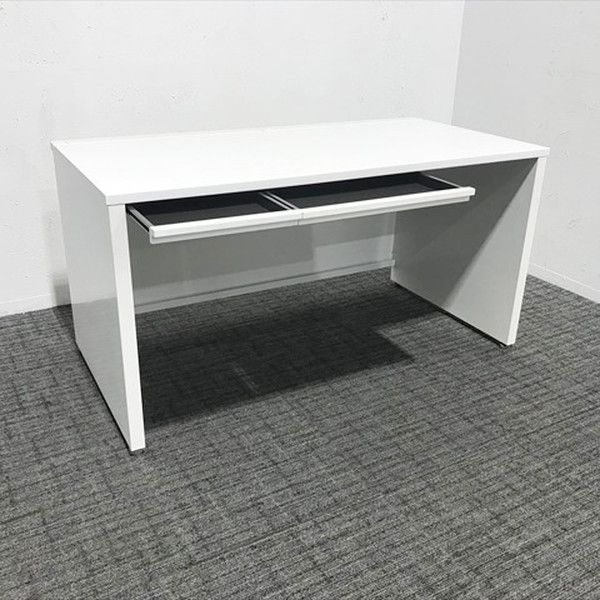 平デスク アドバンス 引出し付 オフィスデスク W1400 オカムラ ホワイト 平机 MARWIL-DEMENAGEMENTS_CH