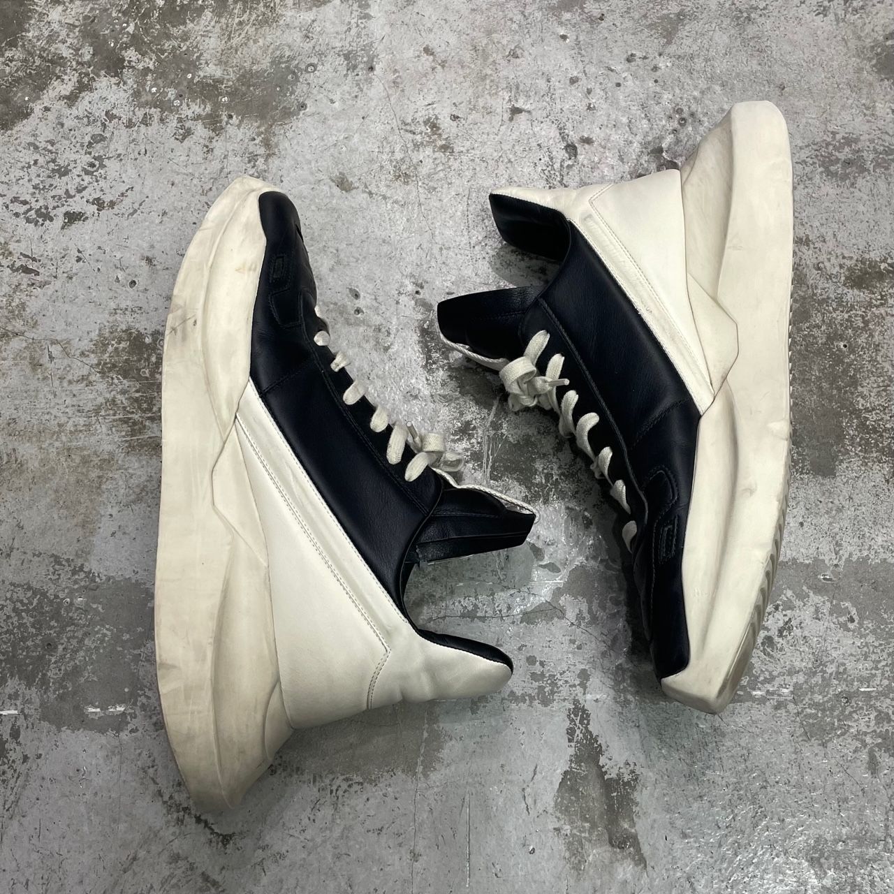Rick Owens GETH RUNNER レザー ゲスランナー スニーカー Rick Owens GETH RUNNER レザー ゲスランナー スニーカー