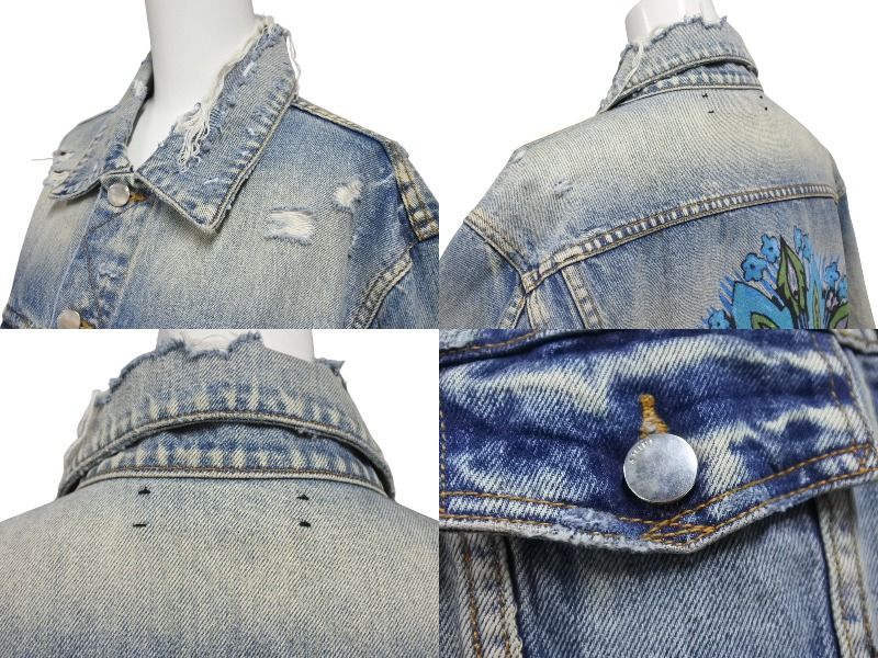 極美品 AMIRI アミリ GRATEFUL DEAD skull rose スカルデザイン