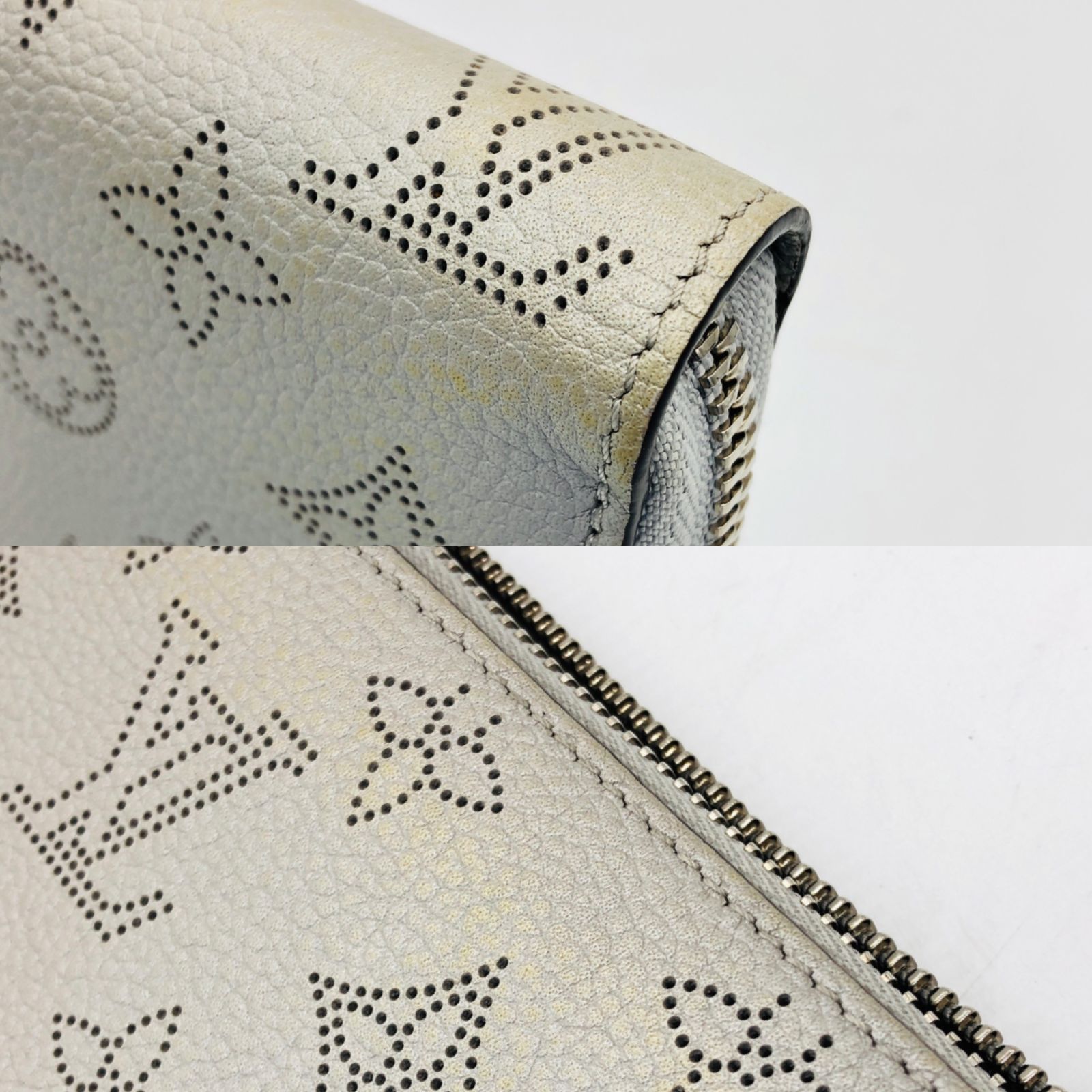 美品】LOUIS VUITTON ルイヴィトン マヒナ ジッピーウォレット 