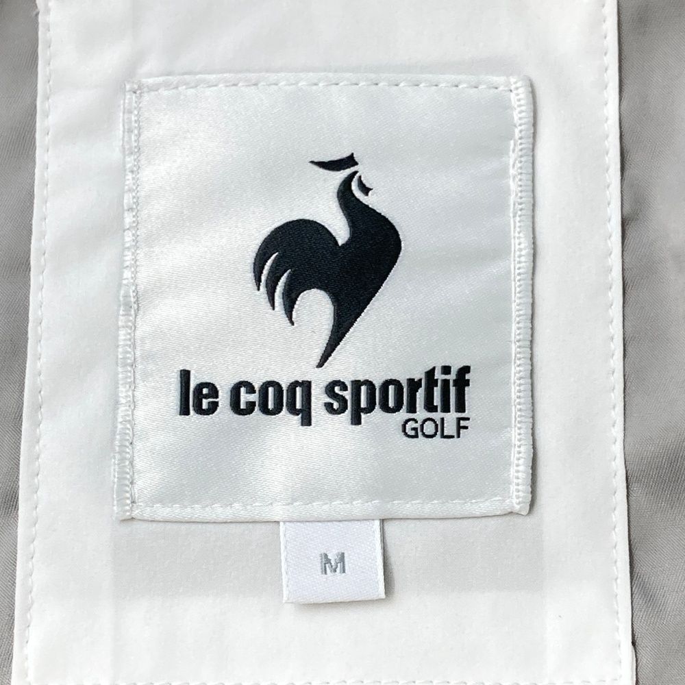 サイズ：M LE COQ GOLF ルコックゴルフ 2WAY 中綿ジャケット ホワイト