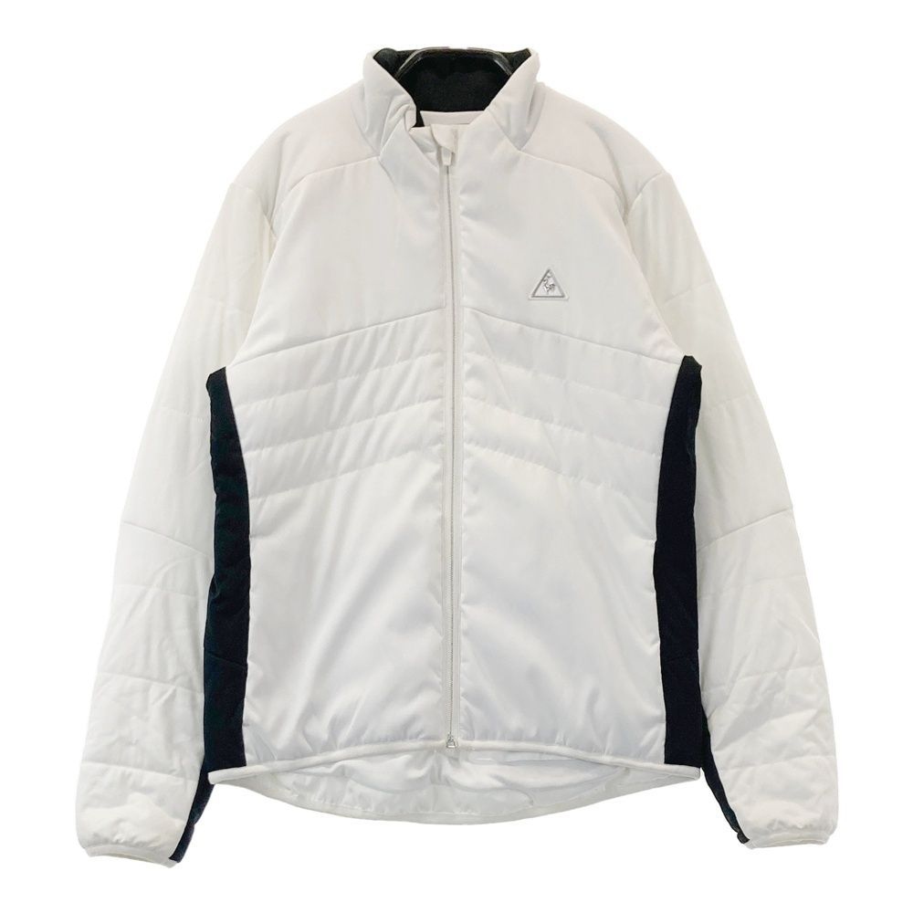 LE COQ SPORTIF ゴルフレディースジャケット ホワイト　LL サイズ：L LE COQ GOLF ルコックゴルフ 中綿ジャケット ヒートナビ