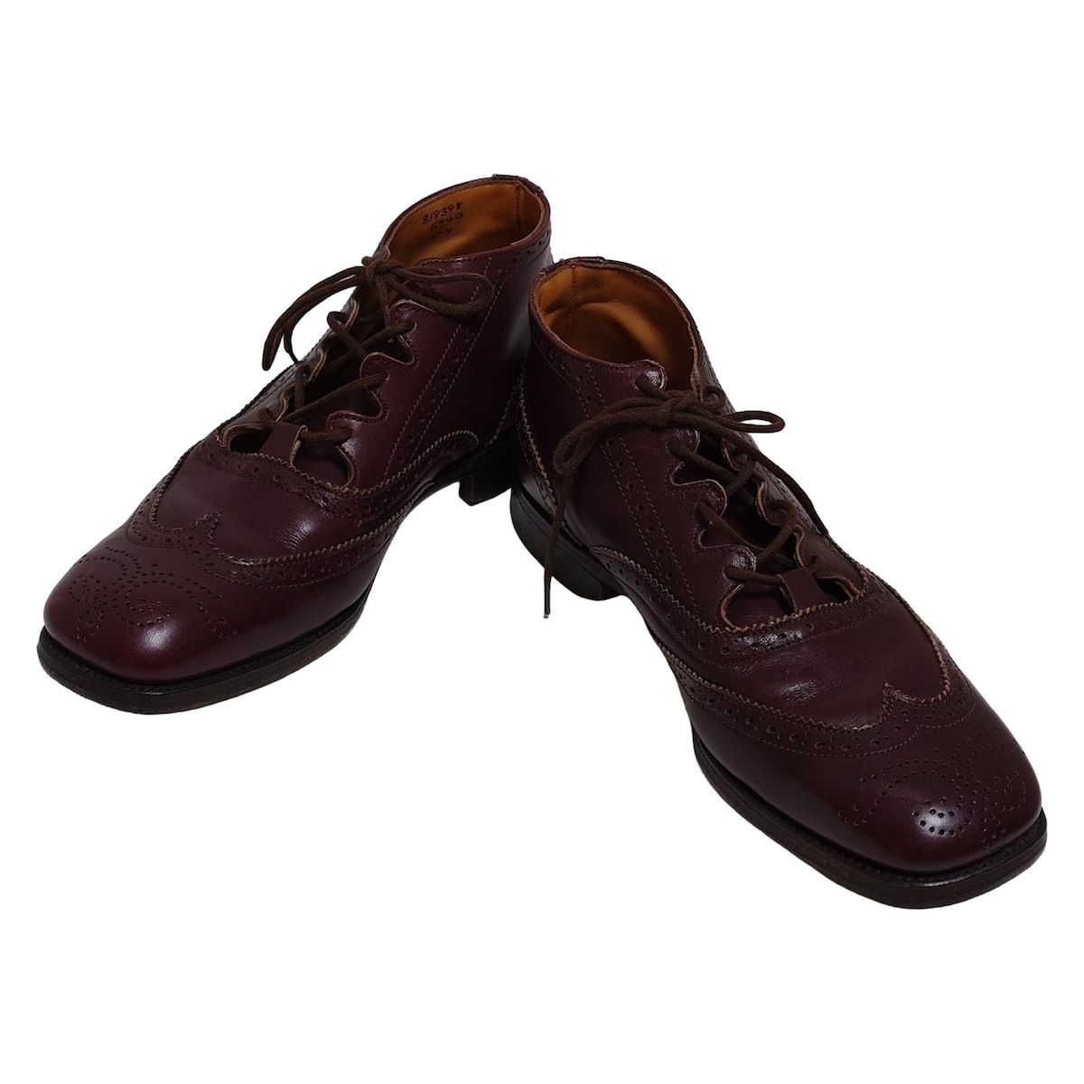 Tricker s トリッカーズ シューズ レディース - ボルドー ウィングチップ レザー