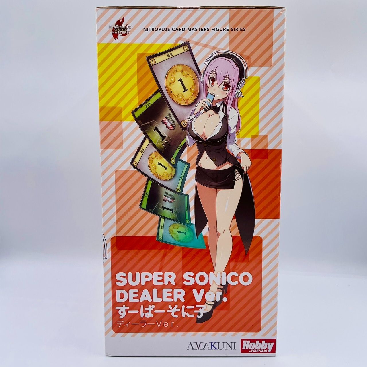 すーぱーそに子 ディーラー Ver. ホビージャパン ニトロプラスカードマスターシリーズ フィギュア / AMAKUNI SUPER SONICO  DEALER Hobby JAPAN - メルカリ