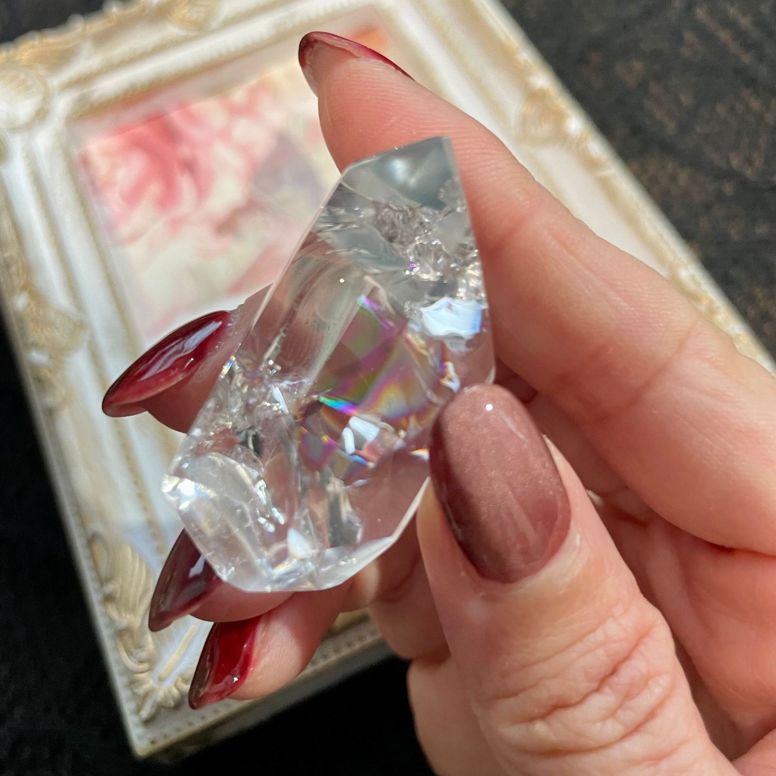 R✴Hです。レインボークォーツ エンジェルラダーレインボークォーツ - メルカリ