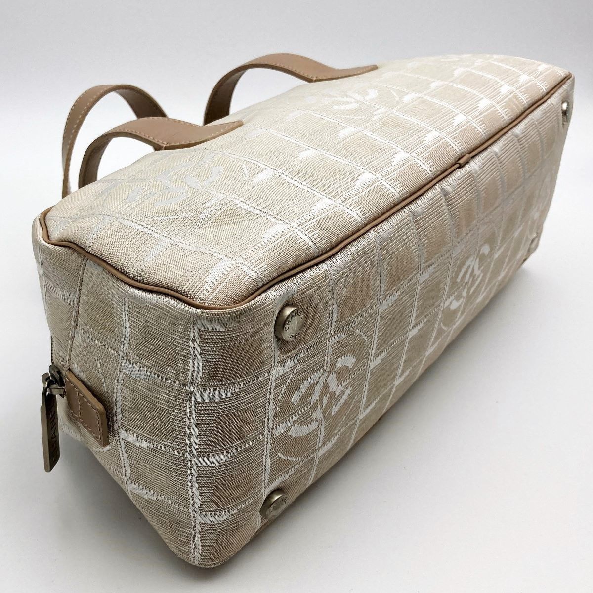 美品 CHANEL シャネル ニュートラベルライン ボストンバッグ ミニ