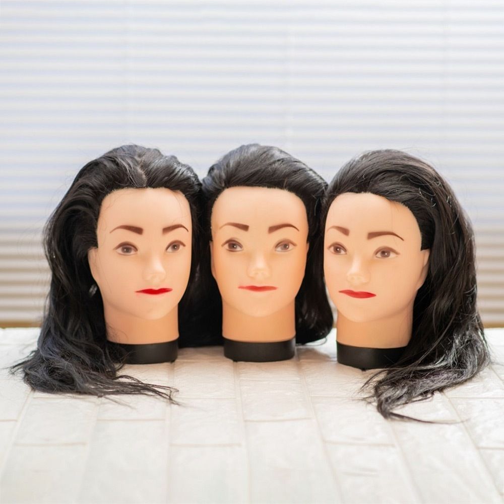 Amazon.co.jp: Ba Sha 練習用 編み込み練習用 ウィッグマネキンヘッド