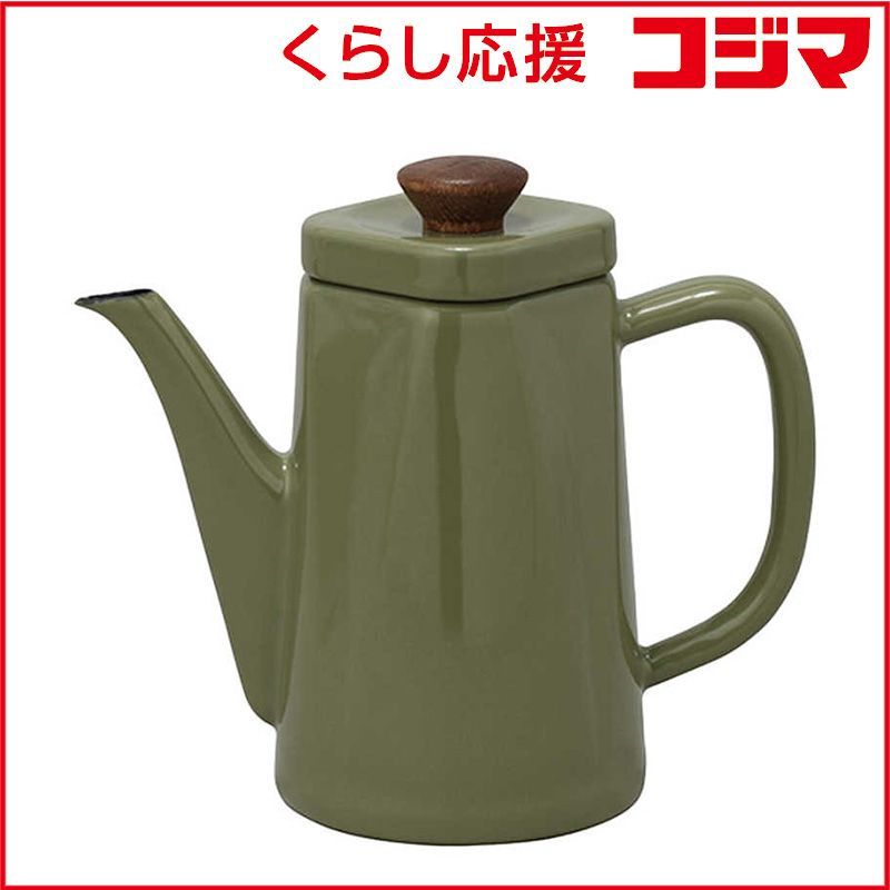 【 新品 未開封 】 野田琺瑯 ANB-1.2POL アンビ ポット オリーブ 475241 未使用 送料無料