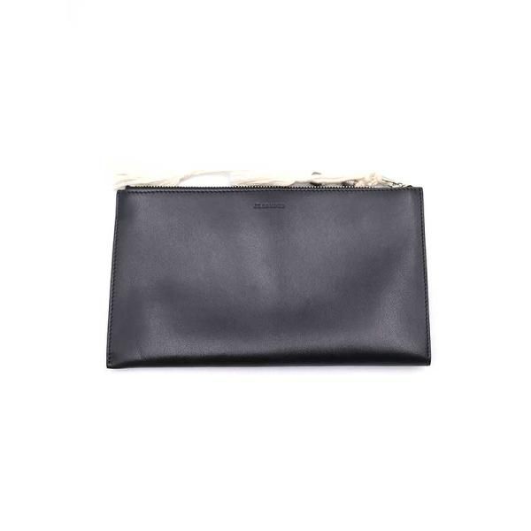 JILSANDER ジルサンダー 長財布 ラウンドジップ 黒 ブラック レザー