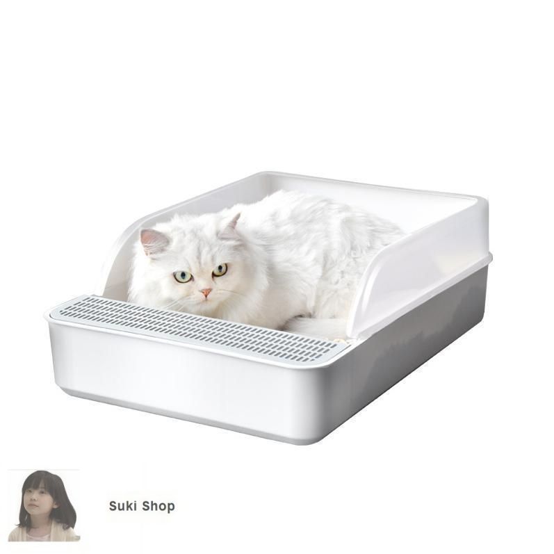 新しい未使用 ペット用品 長方形 猫トイレ ネコトイレ 猫 トイレ