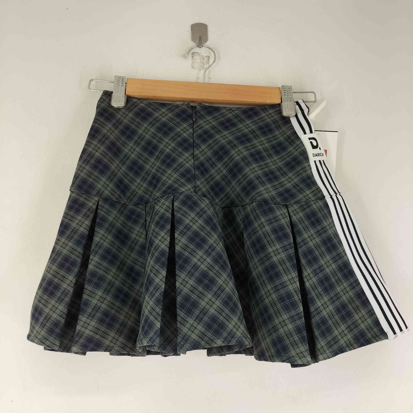 リメイクライクチェックベアトップ スカート