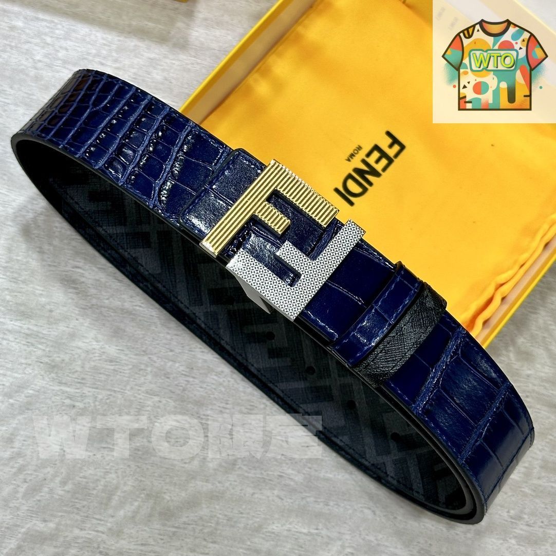 FENDIカジュアルベルト FENDI フェンディ ベルト FF SQUARED BELT FFスクエアベルト