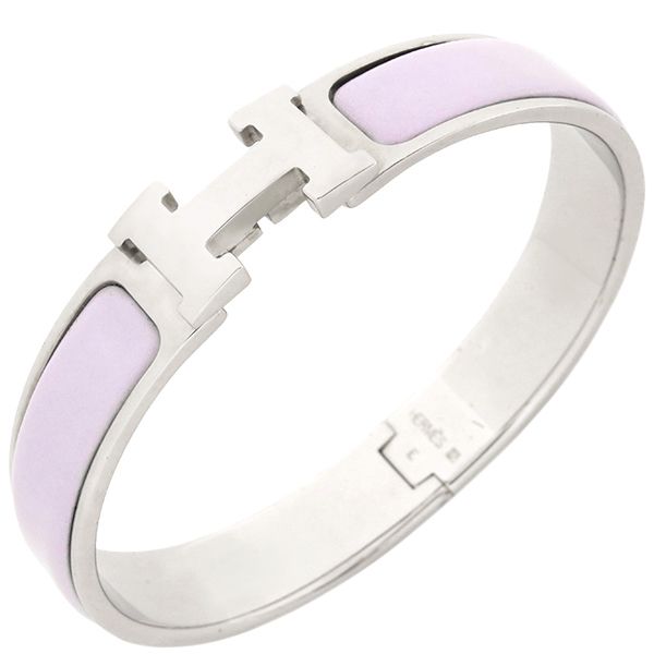 エルメス　クリッククラックPM Hバングル パープル エルメス クリッククラックPM Hバングル パープル