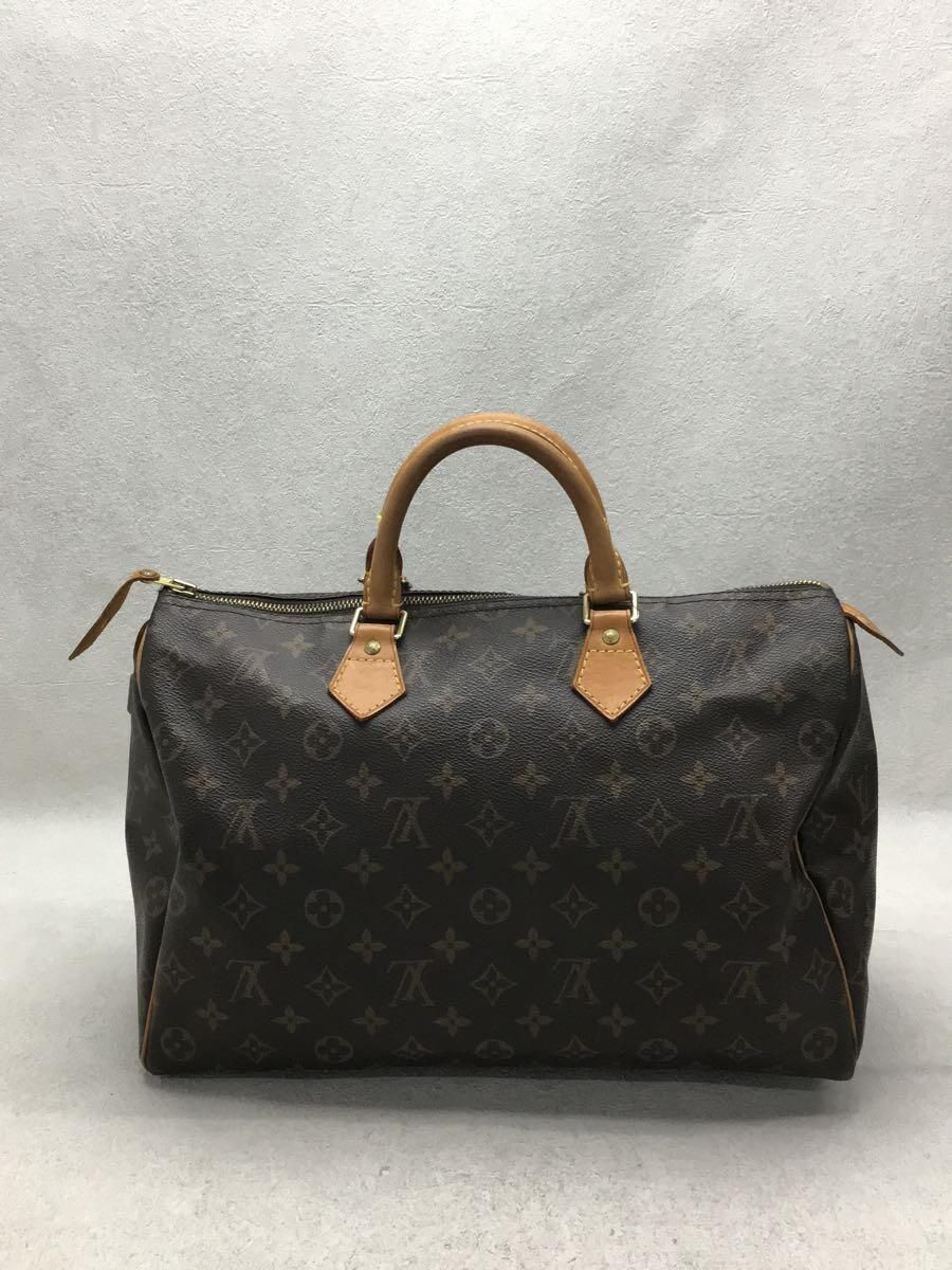 LOUIS VUITTON スピーディ35_モノグラム_BRW M41524 PVC ブラウン モノグラム - メルカリ