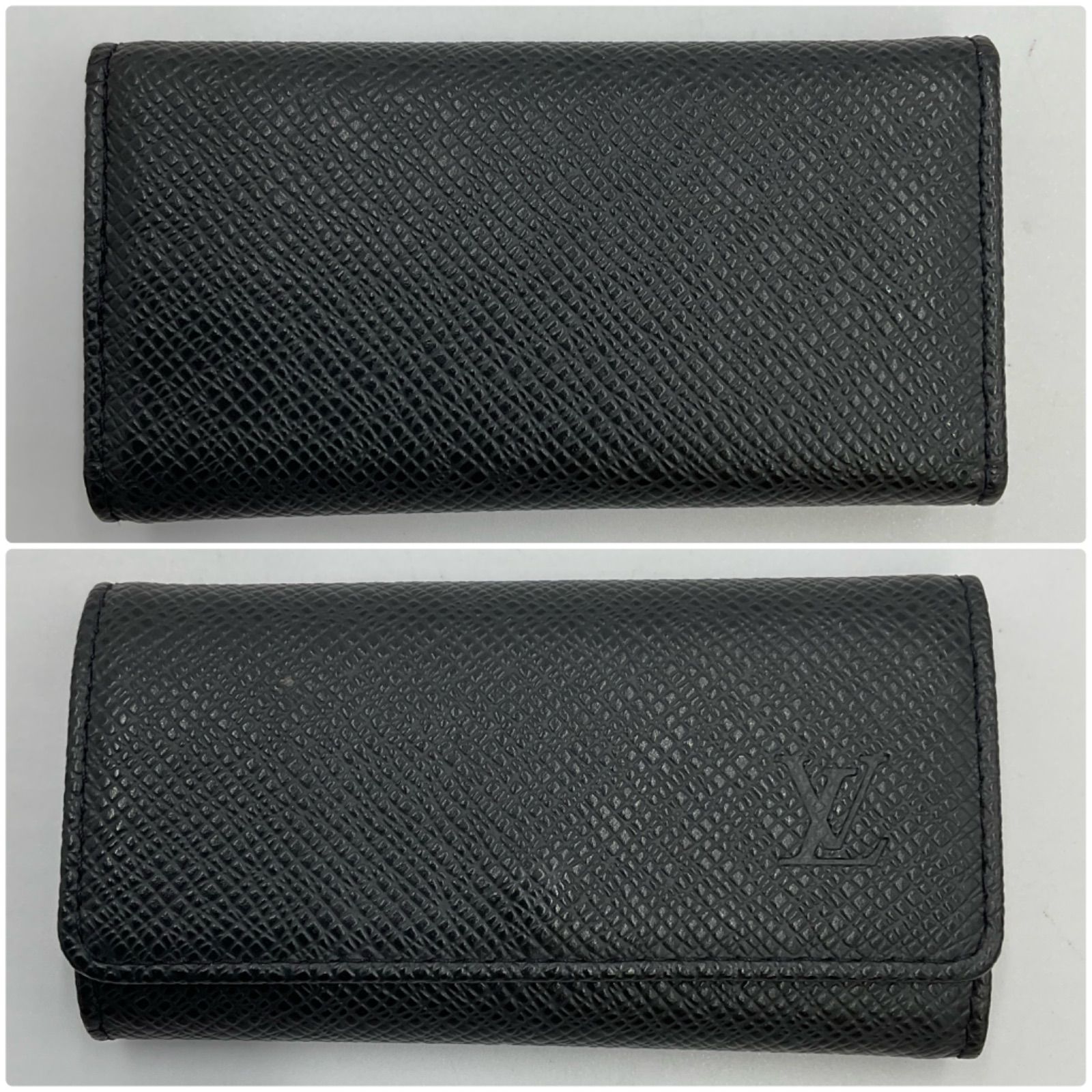 ルイヴィトン　タイガ（ブラック）　4連キーケース LOUIS VUITTON ルイヴィトン タイガ キーケース 4連 ブラック