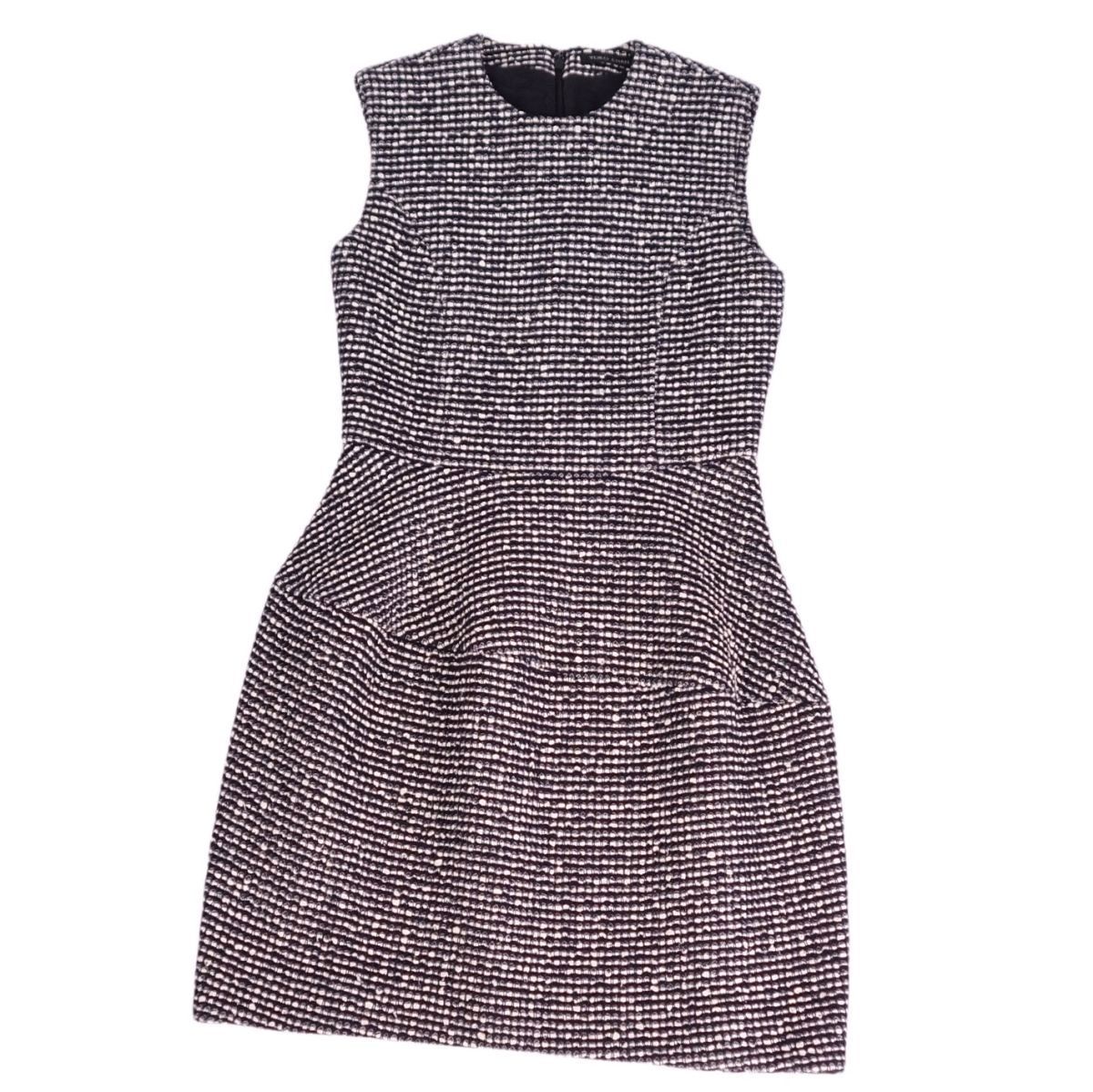 美品/fog linen work/リトアニアリネン100/シャツワンピース/紺 楽天