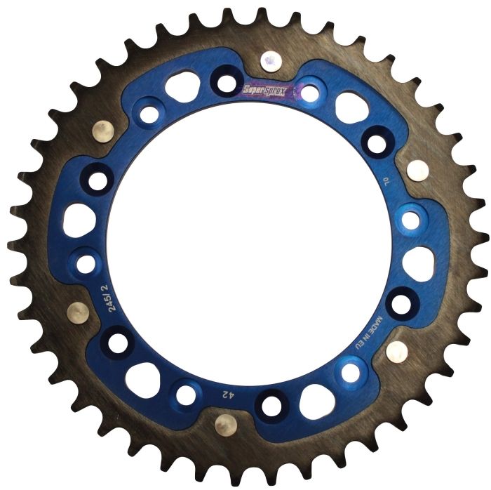 3営業日で発送 スーパースプロックス Supersprox SPX REAR STEALTH 245 2-42T BLU