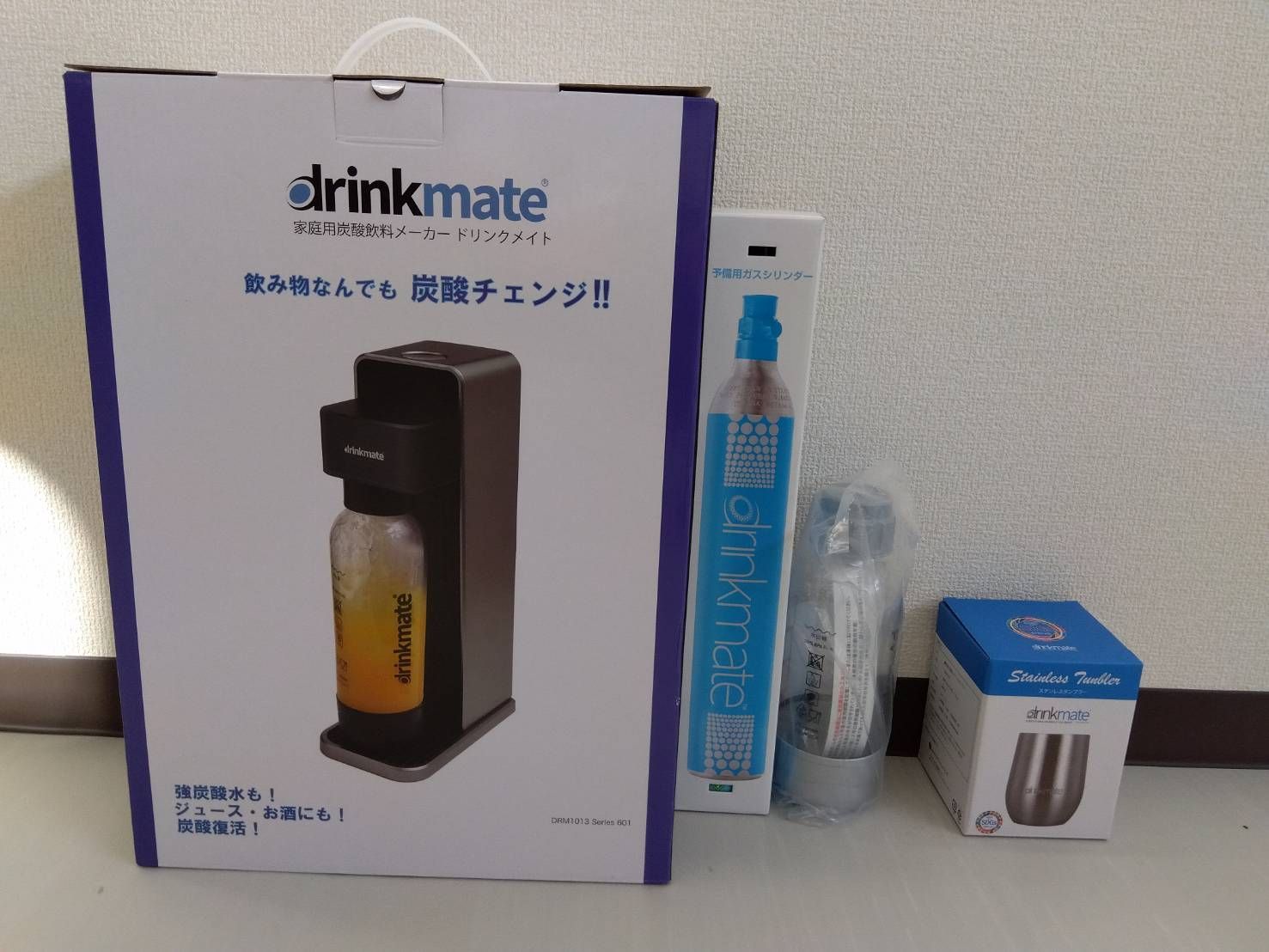 Drinkmate 炭酸メーカー ドリンクメイト 601 DRM1013 - コーヒーメーカー