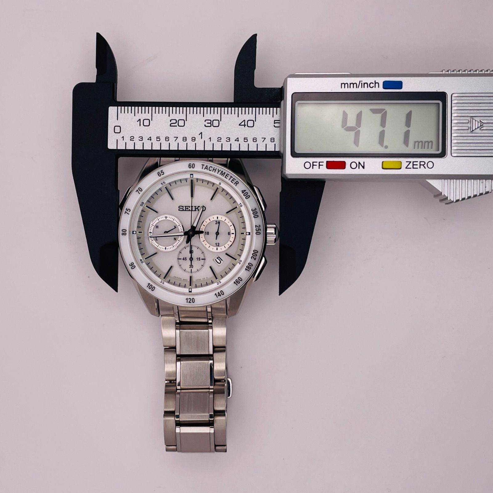 T642）良品 正常稼動 SEIKO セイコー 電波ソーラー BRIGHTZ ブライツ 