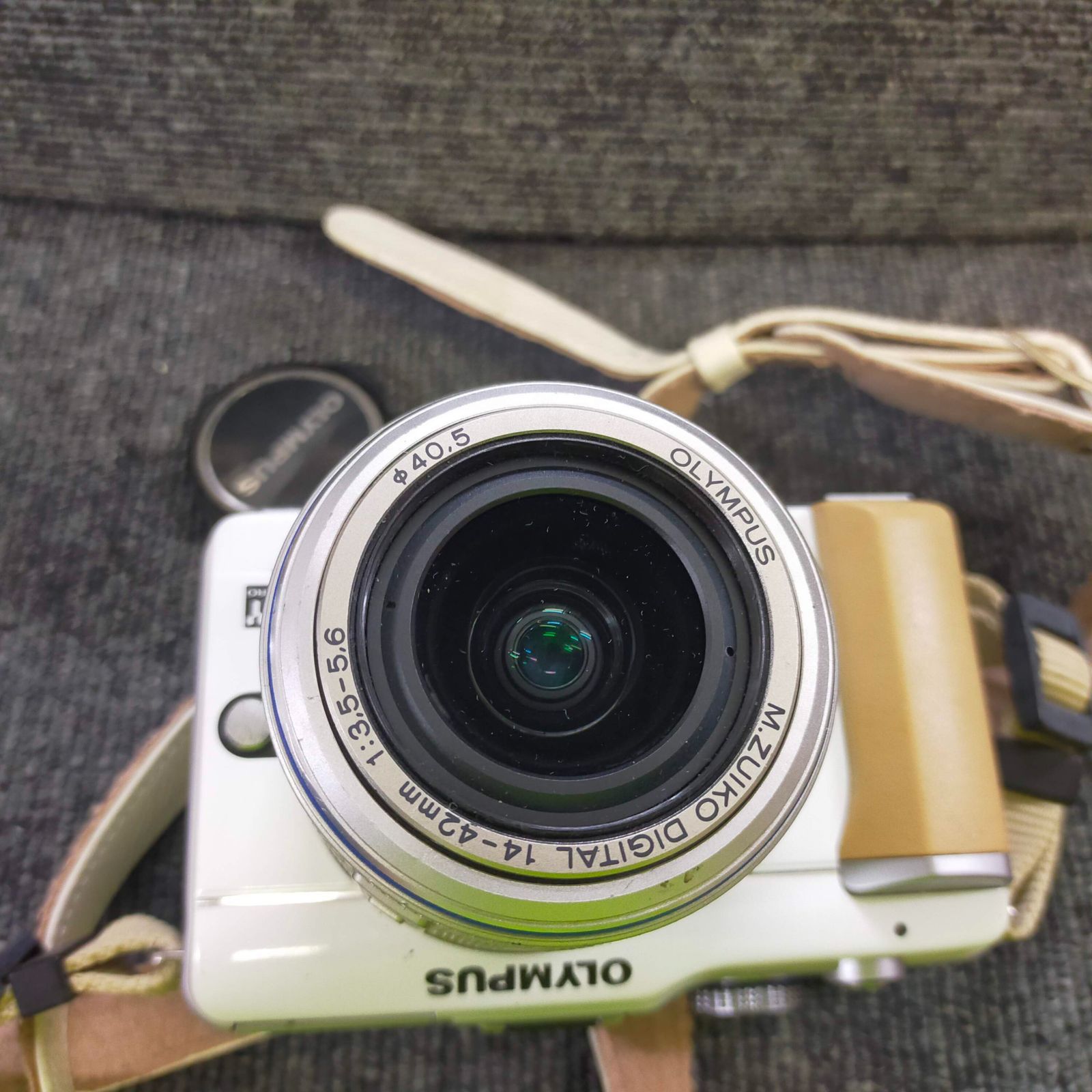 【ジャンク】 OLYMPUS PEN E-PL1 OLYMPUS PEN E-PL1 ホワイト レンズキット M.ZUIKO DIGITAL 14