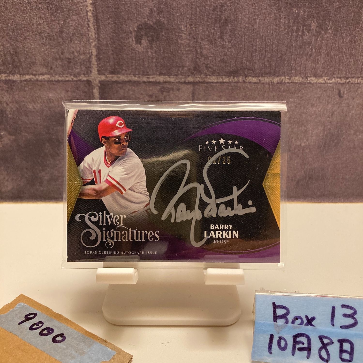 2024 Topps Barry Larkin 01/25 直筆サインカード Cincinnati Reds